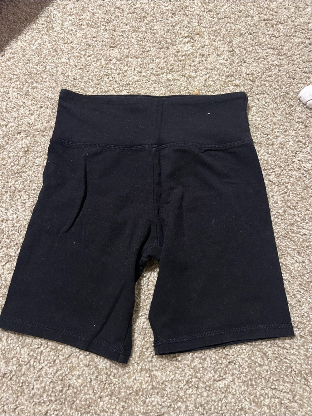 High-Waist Black Women’s Bike Shorts